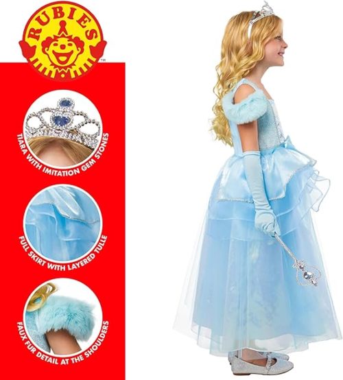 Vestito carnevale Barbie principessa 5/6 anni - Mago Biribago Giocattoli