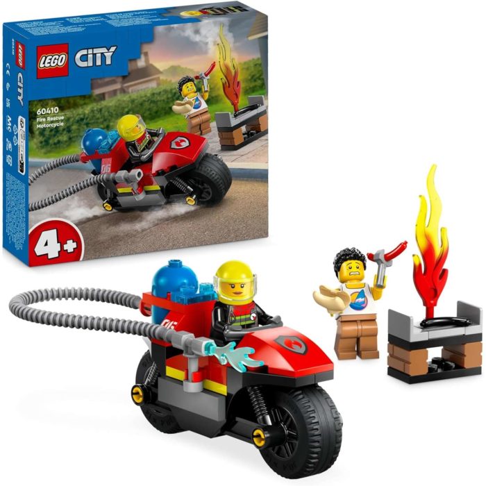 60410 Lego City Motocicletta dei Pompieri