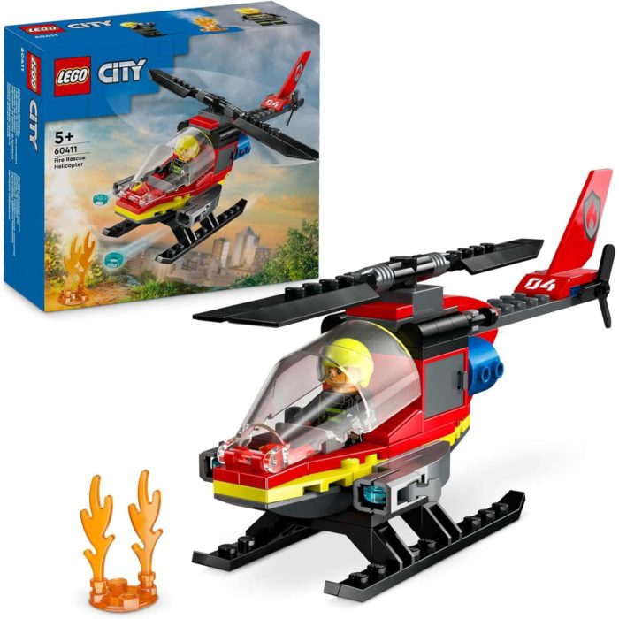 60411 Lego City Elicottero dei pompieri