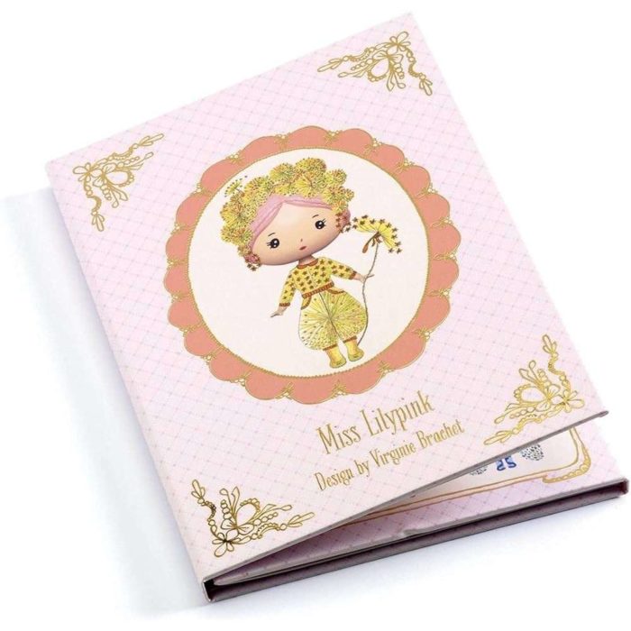 Dj06980 Djeco Tinyly Miss Lilypink Stickers.