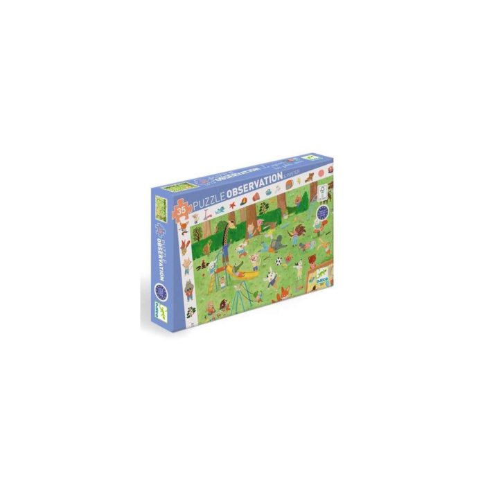 Djeco Puzzle di osservazione il giardino dei picco