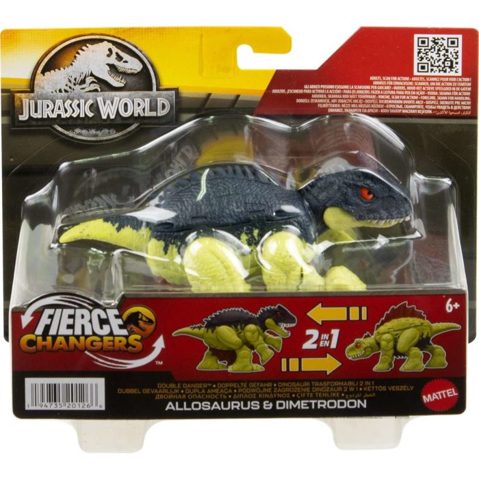 Jurassic World Allosaurus e Dimetrodon