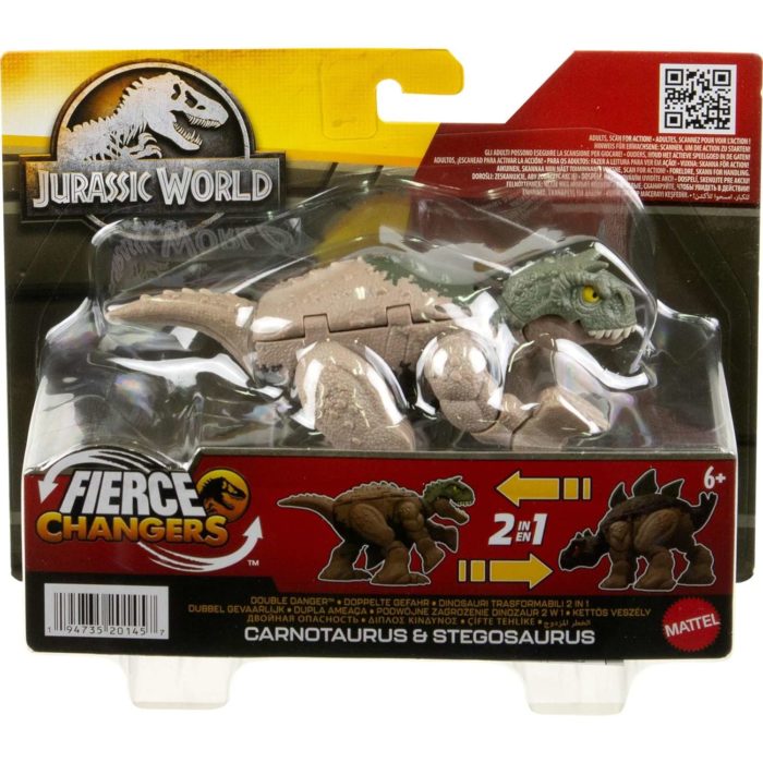 Jurassic World Carnotaurus e Stegosaurus