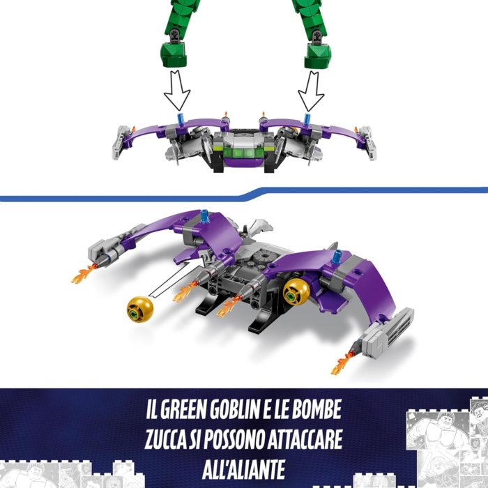 76284 Lego Marvel Personaggio Costruibile di Gobli - immagine 4