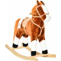 Cavallo a Dondolo in peluche con suoni