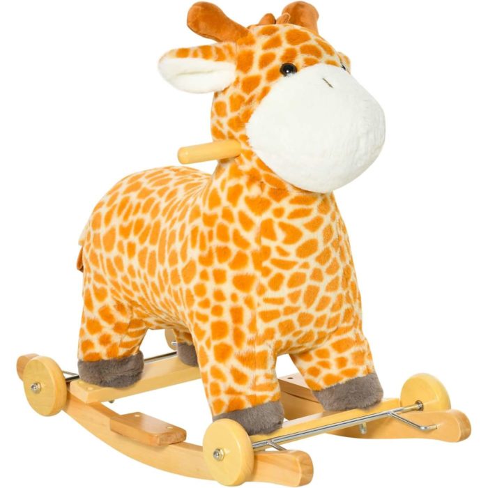 Dondolo Giraffa con ruote e suoni
