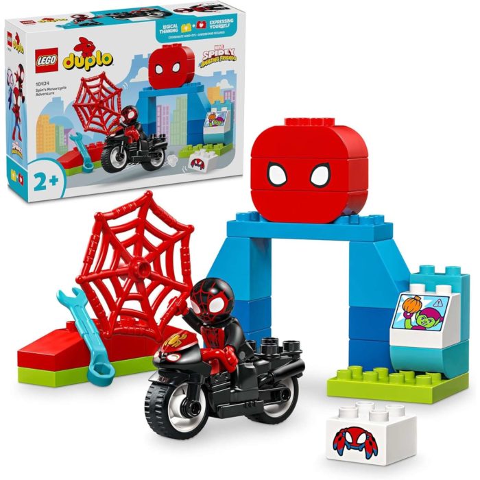 10424 Lego Duplo Marvel Avventura in Moto di Spin