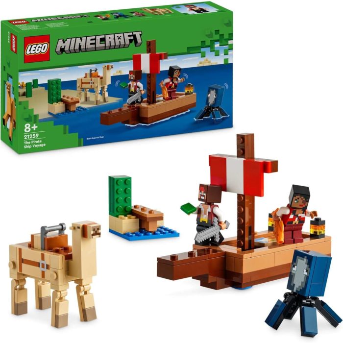 21259 Lego Minecraft Il Viaggio del Galeone dei Pi