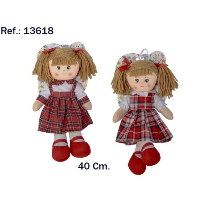 Bambola di pezza colegiala 40 cm