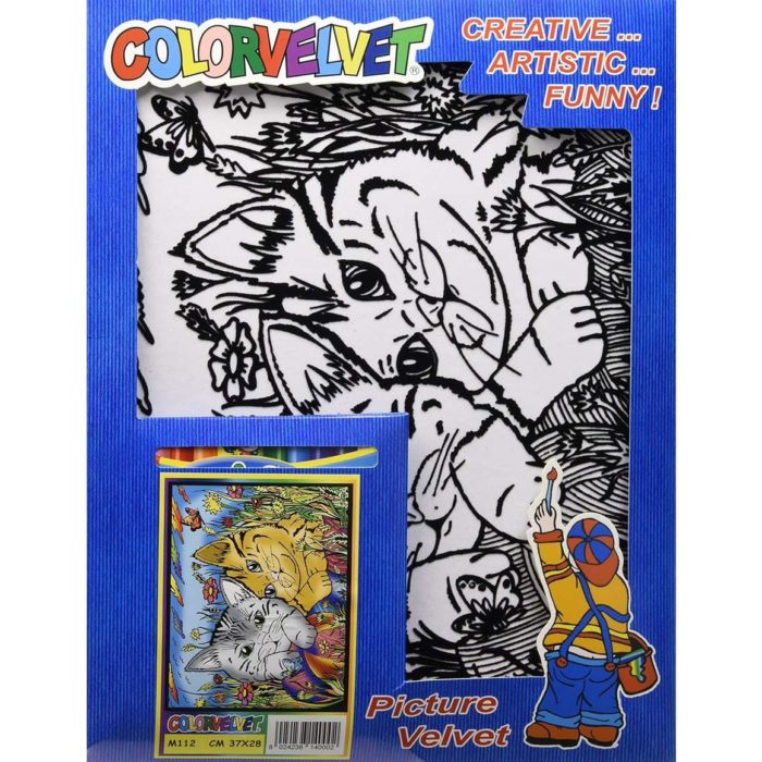 Colorvelvet Disegni A4 Gatti