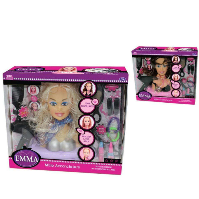 Testa Bambola Pettinare Emma - immagine 2