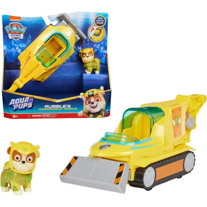 Paw Patrol veicolo aqua Rubble - immagine 2