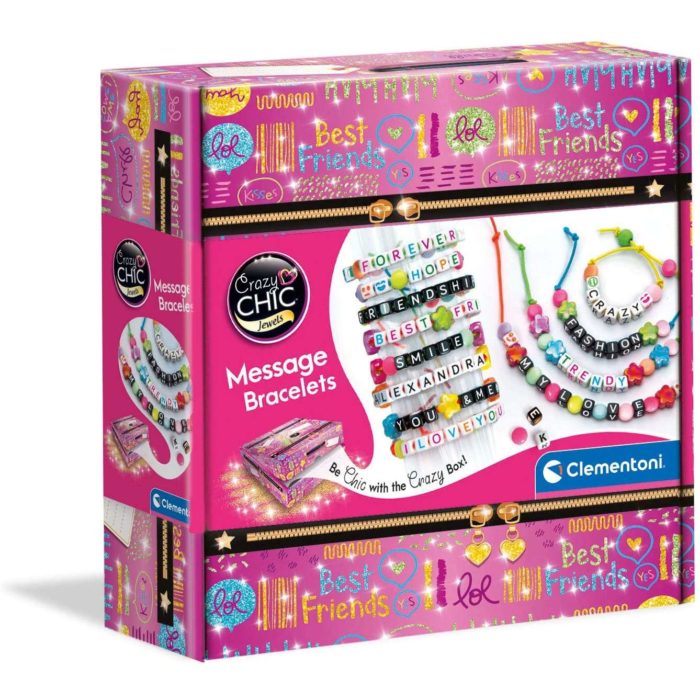 18634 Clementoni - Crazy Chic Message Bracelets