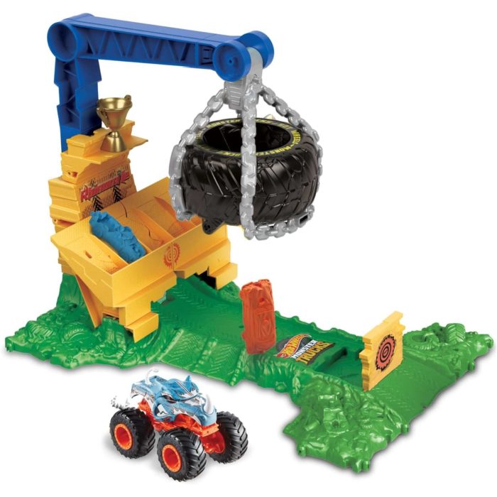 Hot Wheels Monster Trucks Sfida Demolizione del Ca