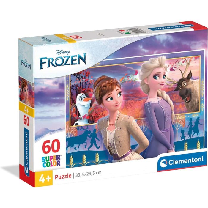 Clementoni Puzzle Supercolor 60 pz Frozen - immagine 2