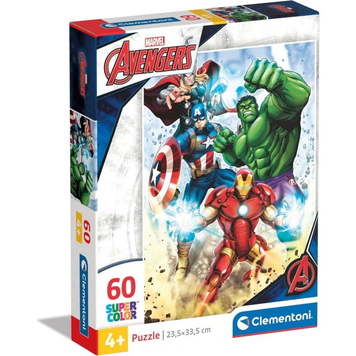 Clementoni Supercolor Puzzle 60 pz Marvel Avengers - immagine 2