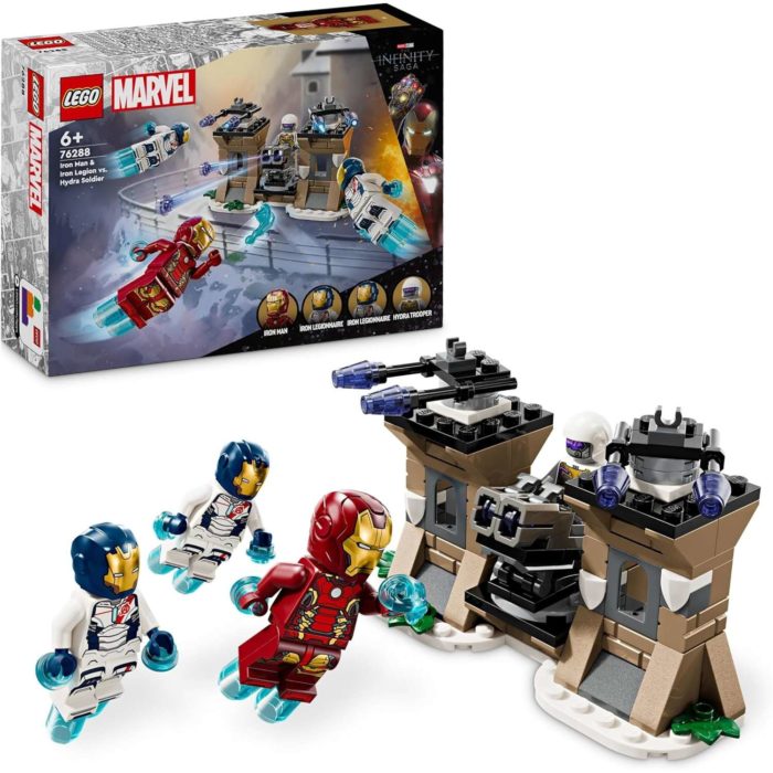 76288 Lego Marvel Iron Man e Legione di Ferro.