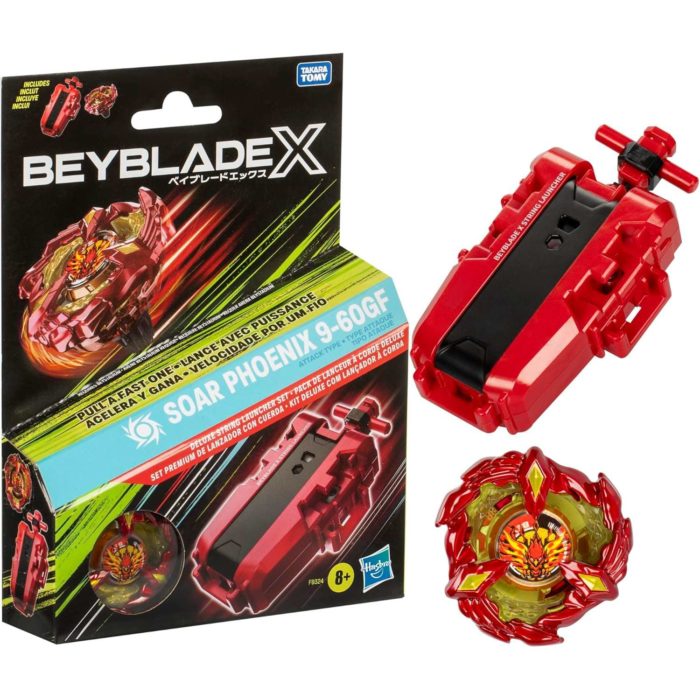 Beyblade X Soar Phoenix 9 Lanciatore a Corda Delux