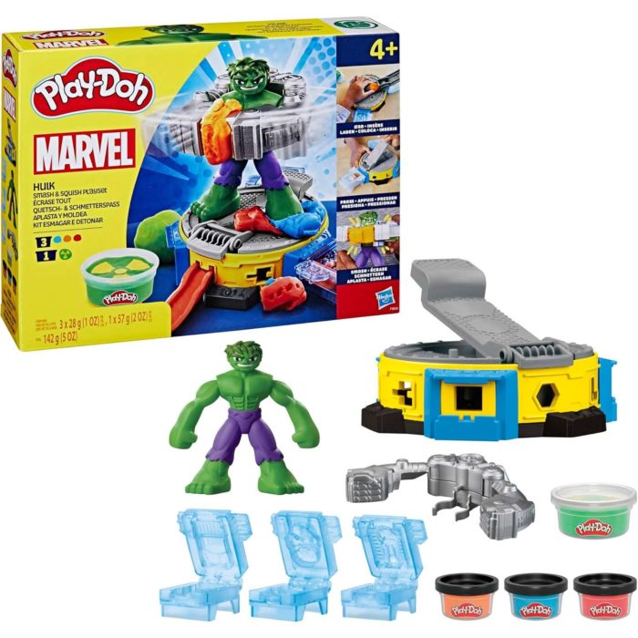 Play-Doh Marvel Hulk Smash e Sqiush