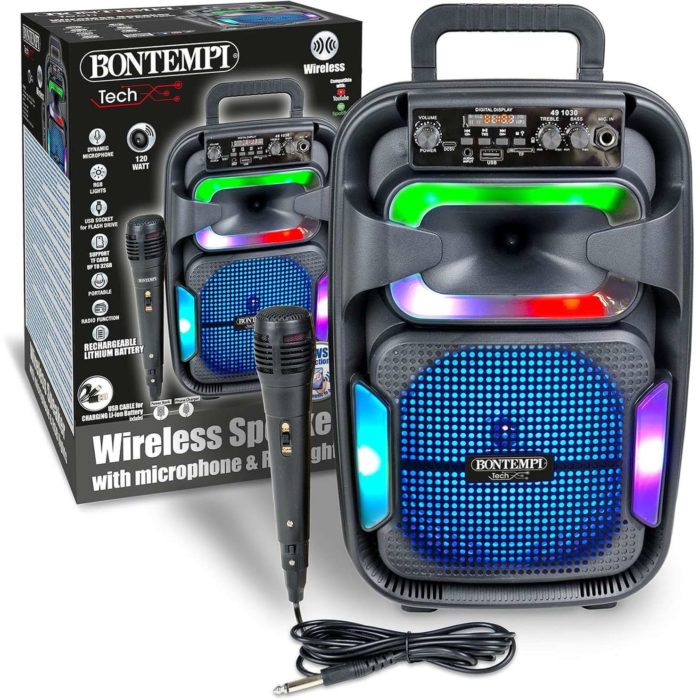 Cassa Wireless con microfono dinamico