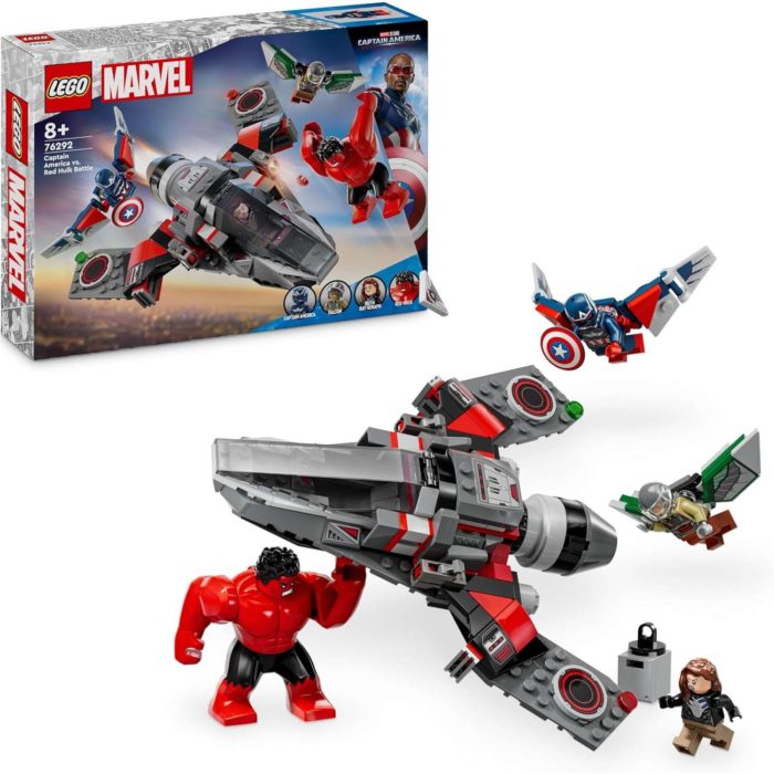 76292 Lego Battaglia Captain America vs Red Hulk