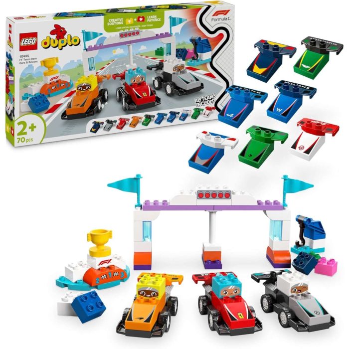 10445 Lego Duplo Auto da Corsa e Piloti Team F1