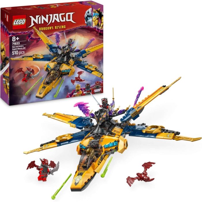 71833 Lego Ninjago Jet Super Storm di Ras e Arin.