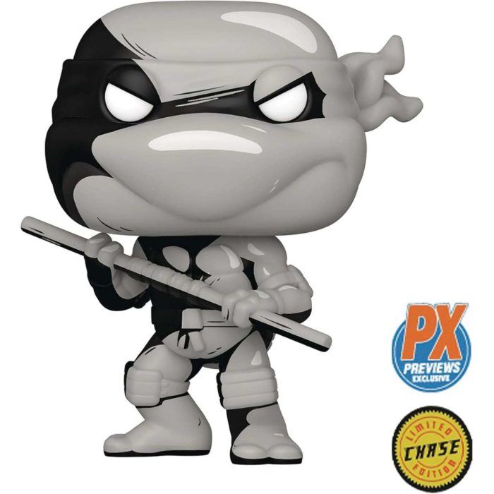 Pop Comics Donatello figura in vinile W/B&W Chase.