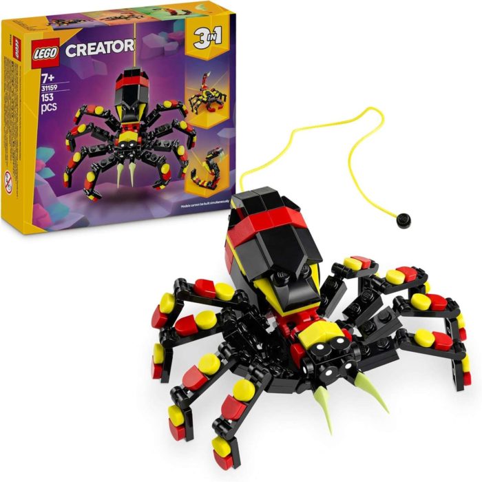 31159 Lego Creator 3 in 1 Ragno trasformista.