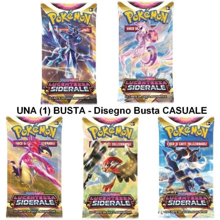 Pokemon Bustine Lucentezza Siderale
