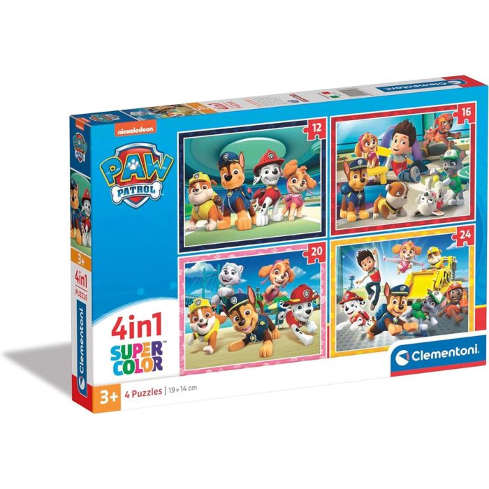 Puzzle - Paw Patrol - 4 Puzzle da 19x14 cm.
