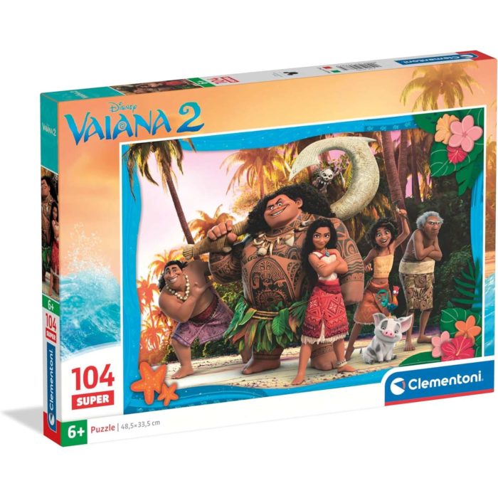 Puzzle Supercolor - Disney Vaiana 2 - 104 Pezzi.