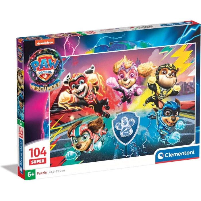 Puzzle - Paw Patrol The Mighty Movie - 104 Pezzi.