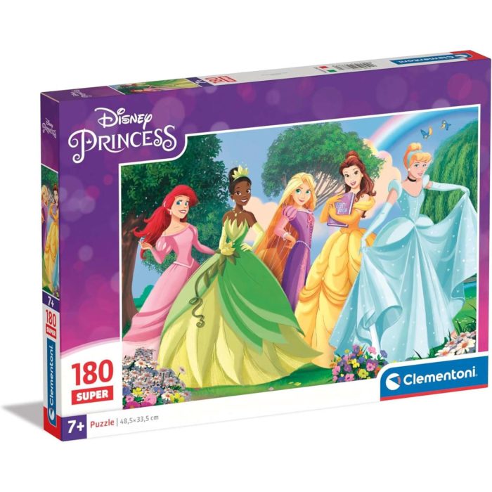 Puzzle Supercolor - Disney Princess - 180 Pezzi.