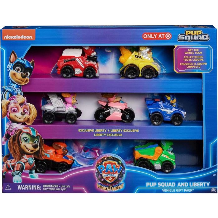 Paw Patrol 7 veicoli Pup Squad and Liberty