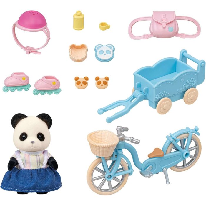 Sylvanian Families Set Bici e Pattini ragazza Pand