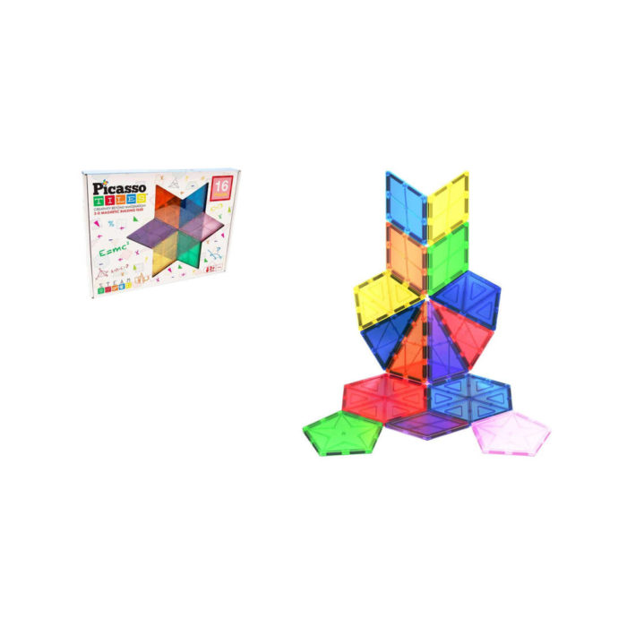 Picasso Tiles Costruzioni magnetiche 16 pezzi