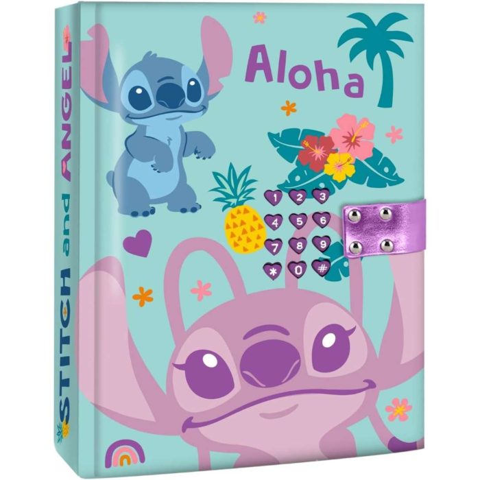 Stitch diario secreto con codice