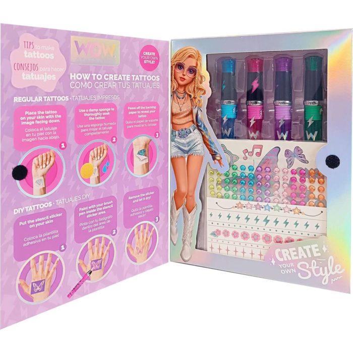 Wow Generation - Kit per tatuaggi glitterati