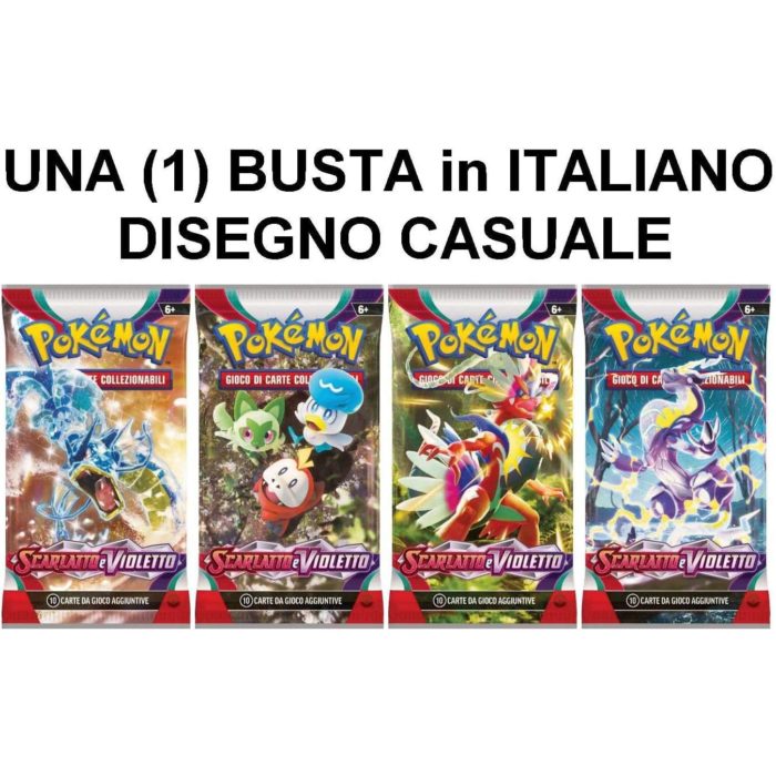 Pokemon Scarlatte e violetto busta 10 carte