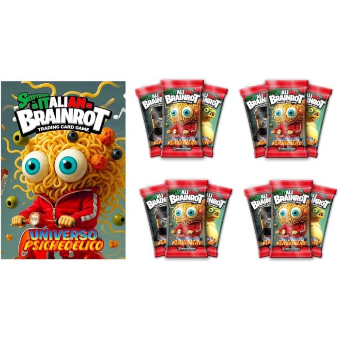 Brainrot Bustina con 7 carte