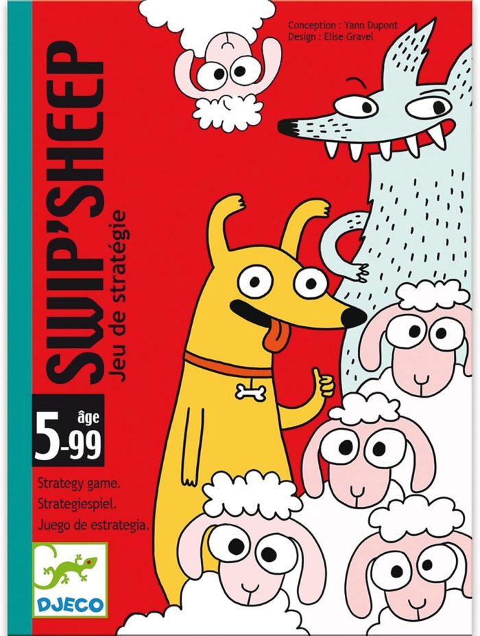 Dj05145 Djeco Gioco di Carte Swip Sheep. - immagine 2