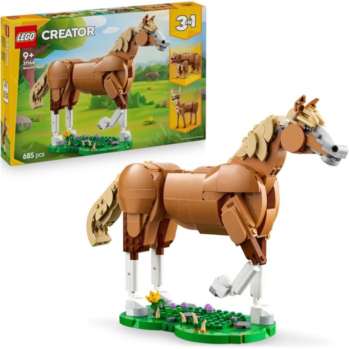 31166 Lego Creator Cavallo meraviglioso 3 in 1.