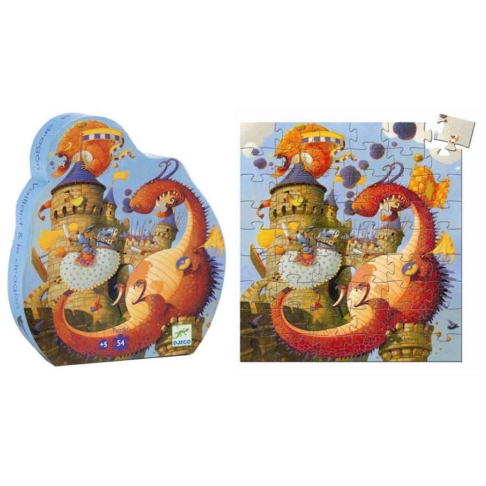 Djeco Puzzle Vola con il drago - Djeco