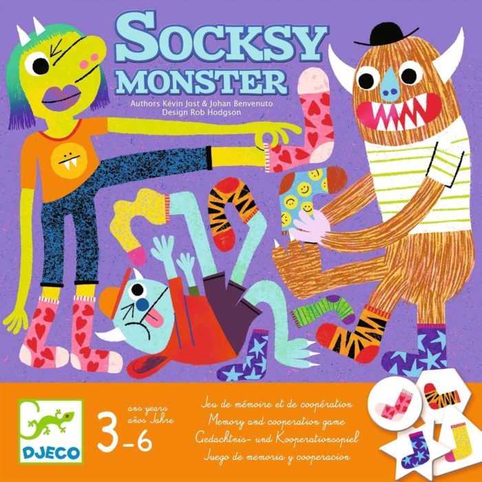 Dj08526 Gioco da tavolo Socksy Monster Djeco.