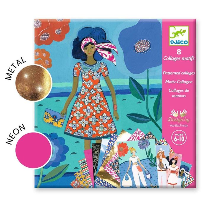 Dj09307 Wax trend Collage di motivi Moda Djeco.