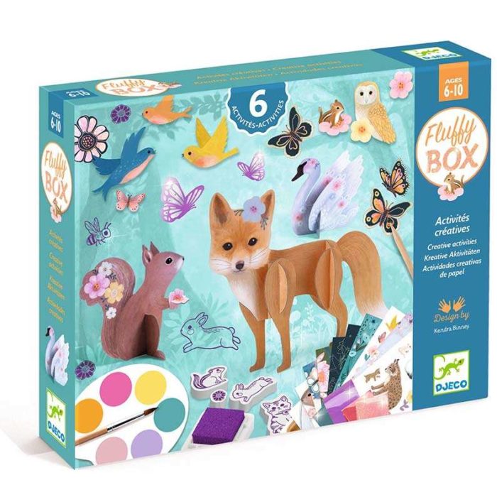 Dj09329 Fluffy Box Set Attività Creative Djeco.