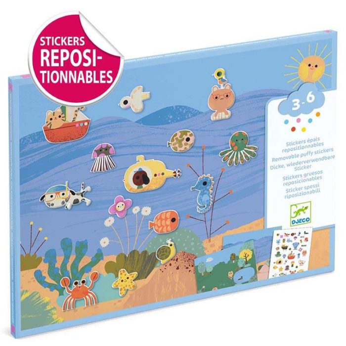 Dj09949 Sticker spessi riposizionabili Djeco.