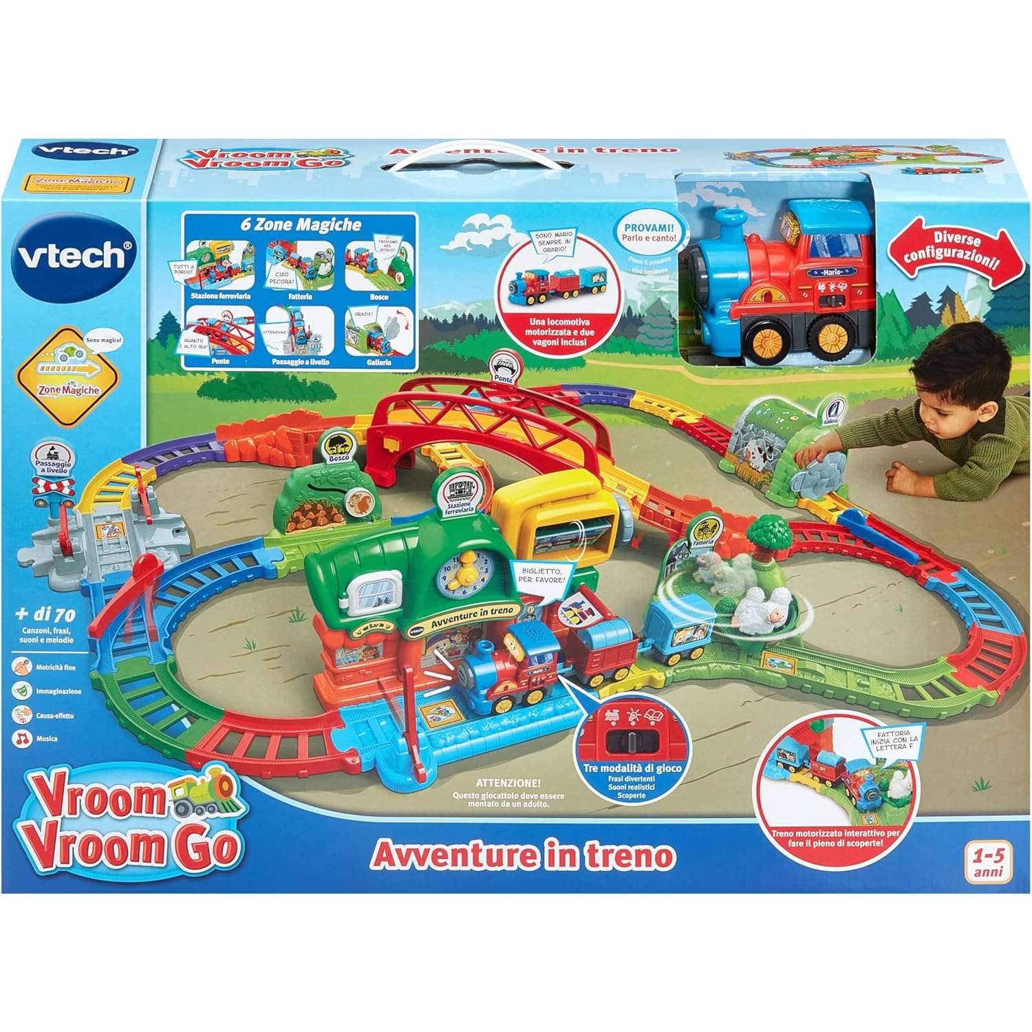 Vtech Vroom Vroom Go-Aventure in Treno
