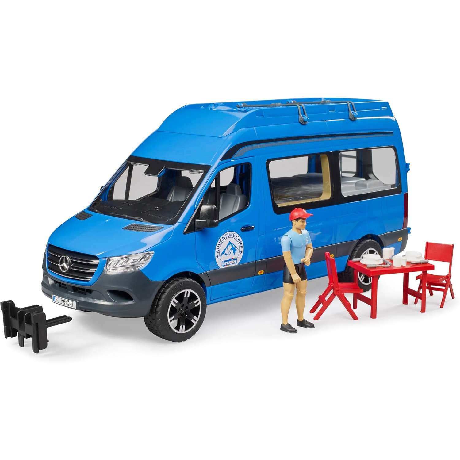 Bruder Autocaravan MB Sprinter Camper con autista.
